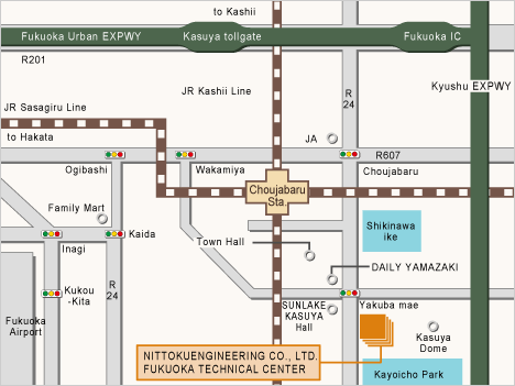 Fukuoka Technical Center MAP