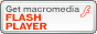 Get macromedia　FLASH PLAYER